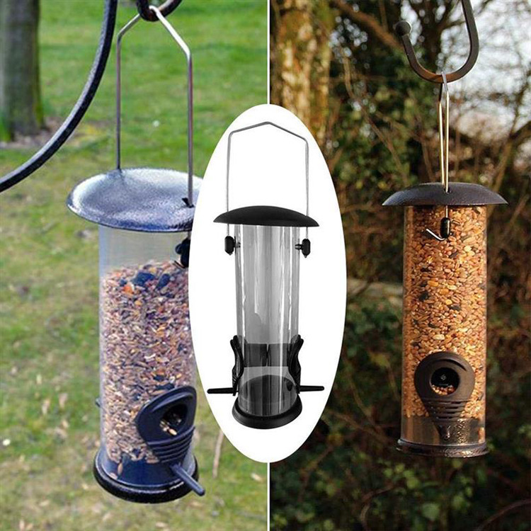 Outdoor Hanging Bird Feeder Automatic Pet Parrot Portable Feeder Dispenser - Imagen 4