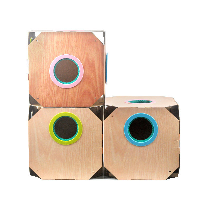 DIY Multipurpose Cat Hiding Box Toys with Cardboard Hair Removal - Imagen 4