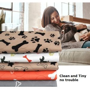Almohadilla absorbente impermeable para mascotas de tres capas