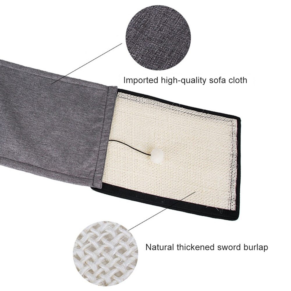 Cat scratch board sisal pad table sofa protection mat - Imagen 8