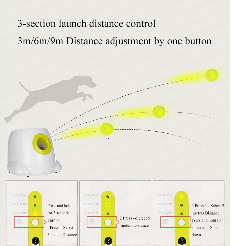 Dog Pet Automatic Interactive Ball Launcher - Imagen 7
