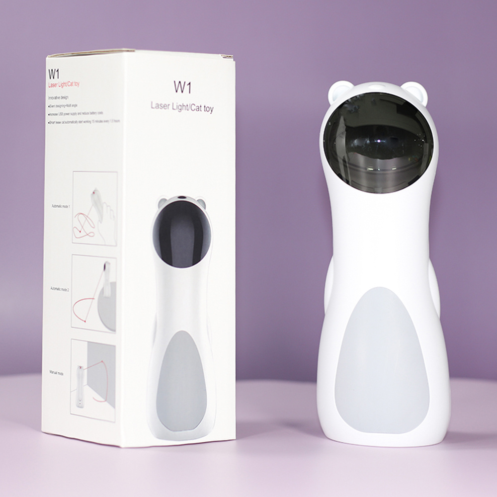 Automatic Laser Cat Toy Bear Laser Cat Toy LED Red Laser Cat Cat Toy - Imagen 3