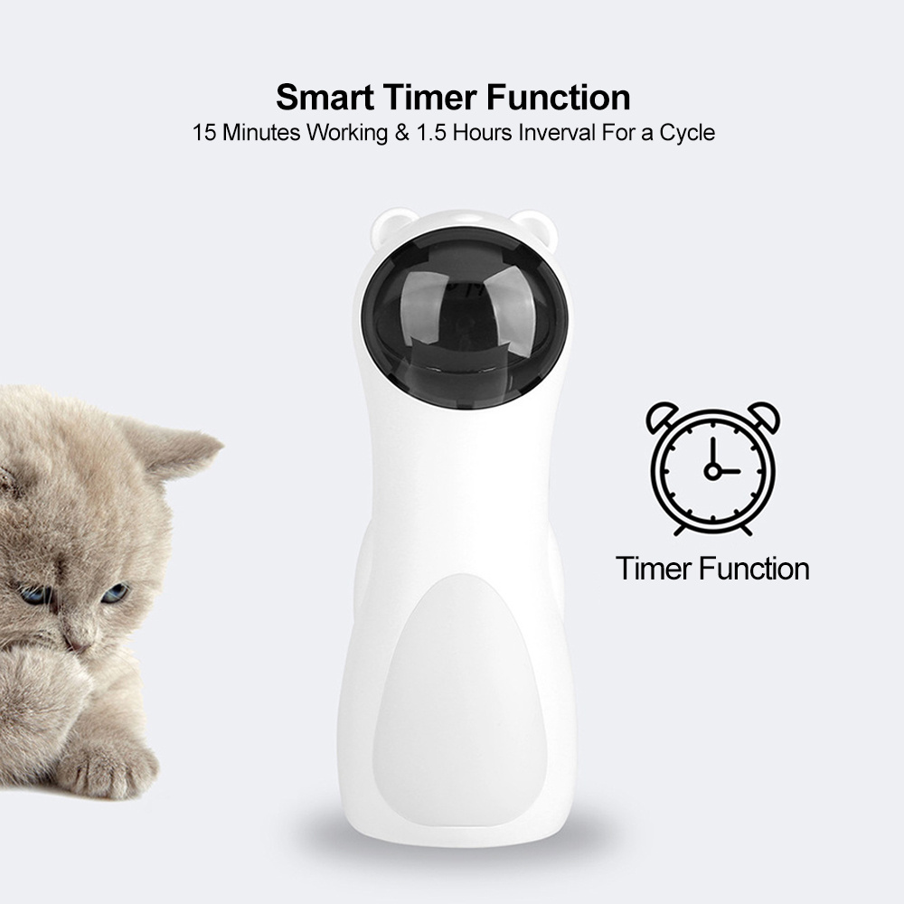 Automatic Laser Cat Toy Bear Laser Cat Toy LED Red Laser Cat Cat Toy - Imagen 2