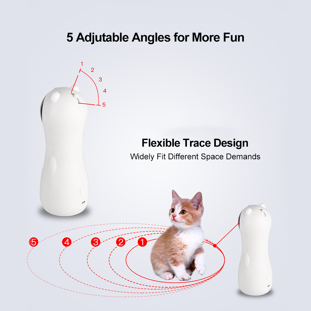 Automatic Laser Cat Toy Bear Laser Cat Toy LED Red Laser Cat Cat Toy - Imagen 6