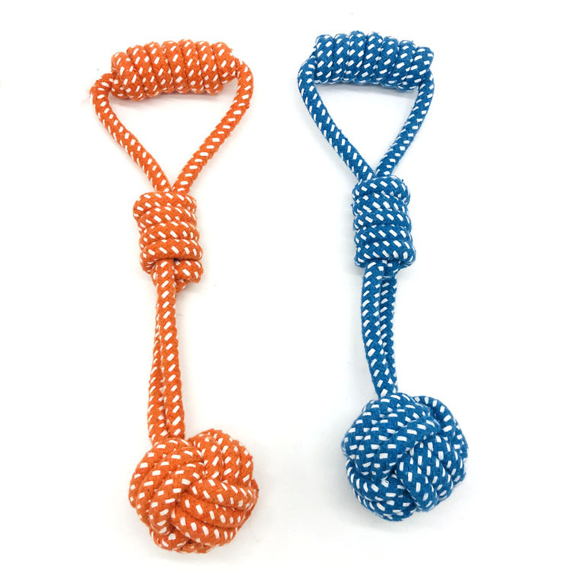 Cotton Rope Pet Molar Toy Pet Rope Ball - Imagen 2
