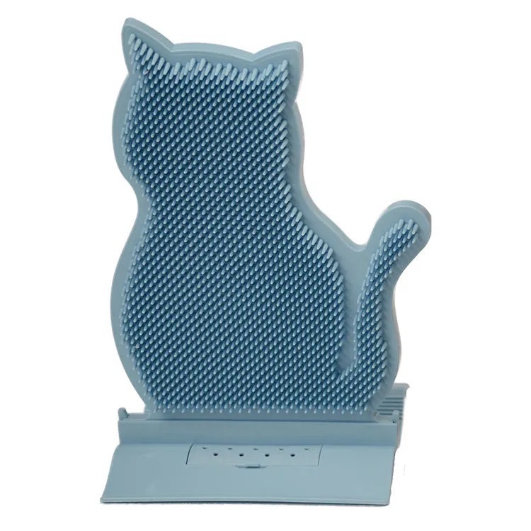 Cat Self Massage Brush Grooming Toy with Catnip Wall Corner Cat Self Groomer Shed Hair Removal Comb Cat Itching Brush Massage - Imagen 6