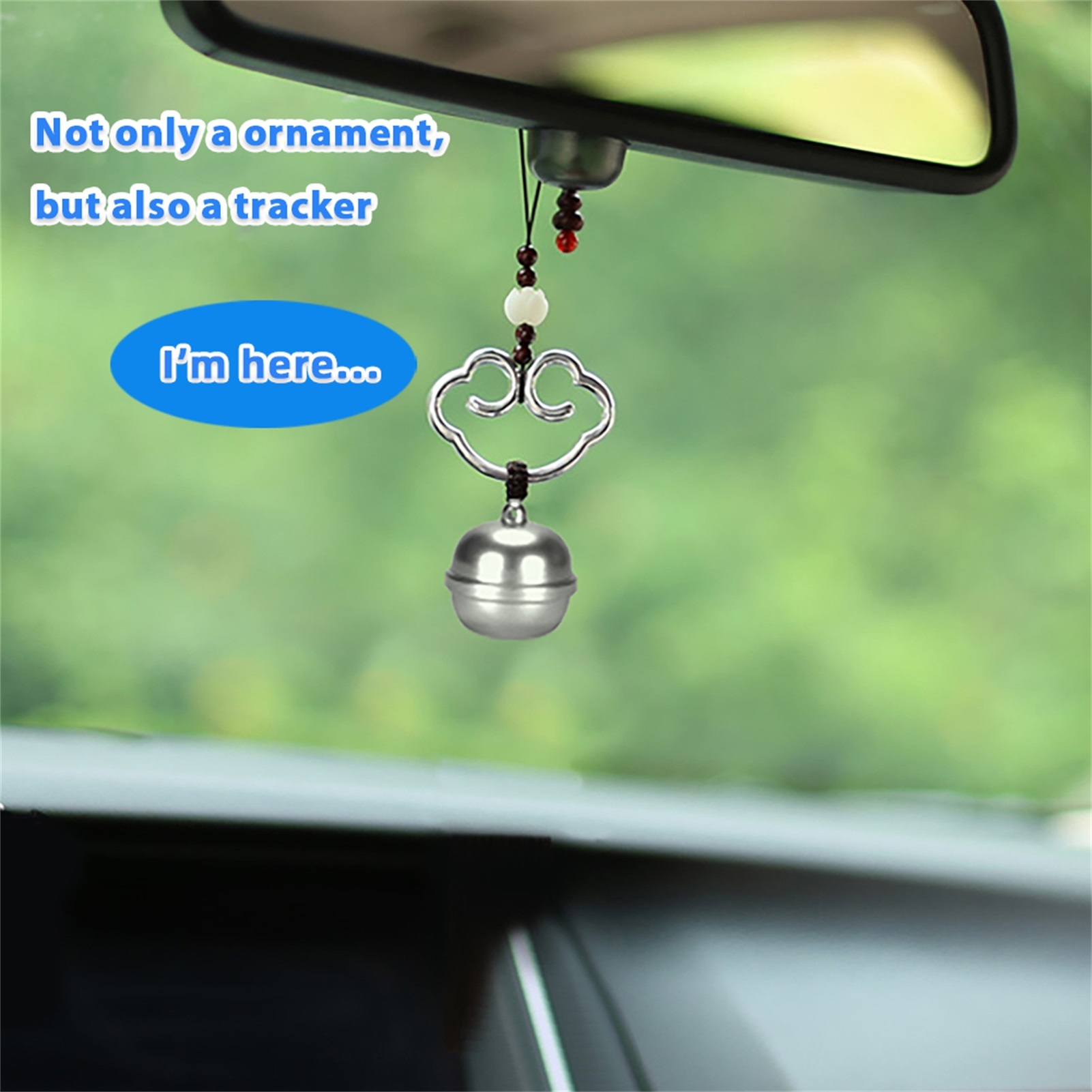 Pet GPS Bell Locator IP67 Waterproof Cat And Dog Locating Ring Interchangeable Card G15 - Imagen 3