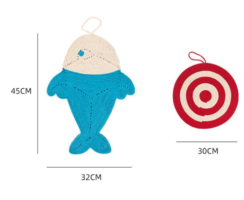 Cat Scratching Mat Natural Sisal Felt Durable Cat Scratching Board Cactus Shaped Scratcher Claws Grinding Protect Furniture - Imagen 9