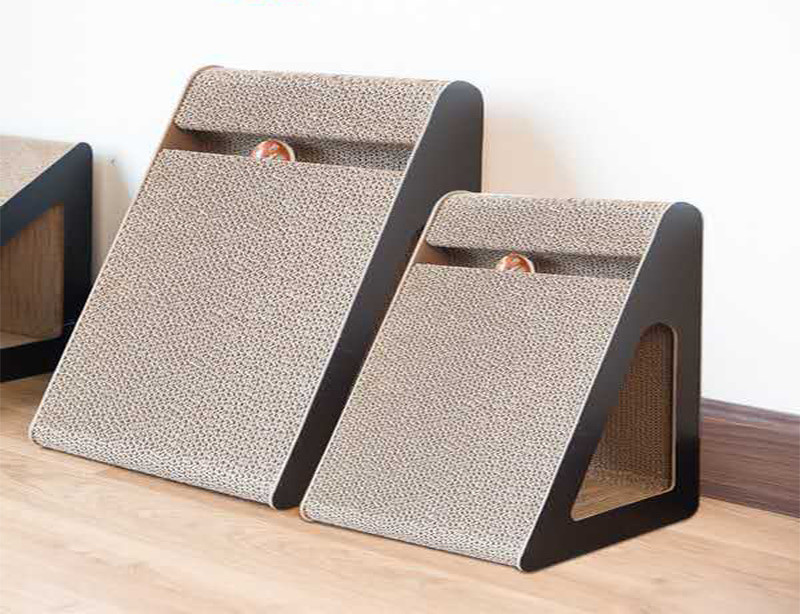 Rascador Triangular para Gatos | Afilador de Garras y Poste Rascador - Imagen 5