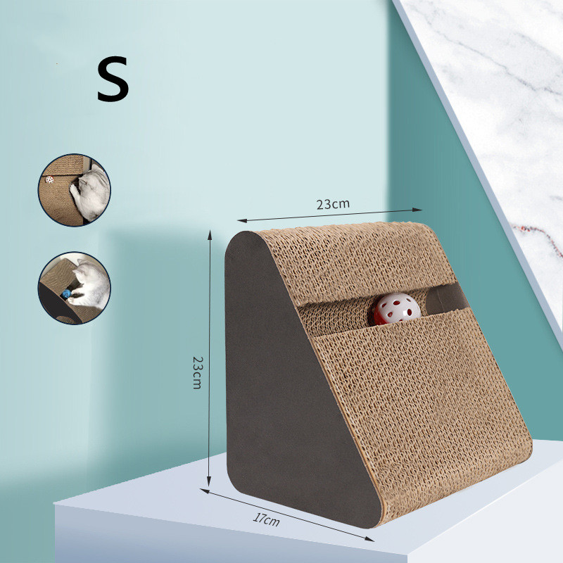 Rascador Triangular para Gatos | Afilador de Garras y Poste Rascador - Imagen 3