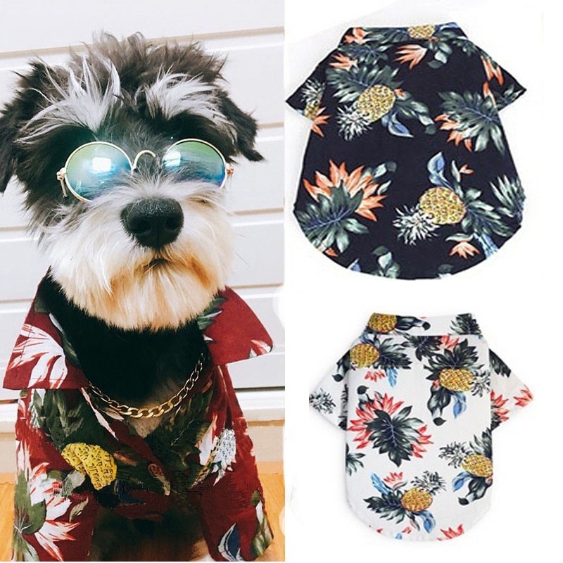 Camisa Hawaiana para Perros