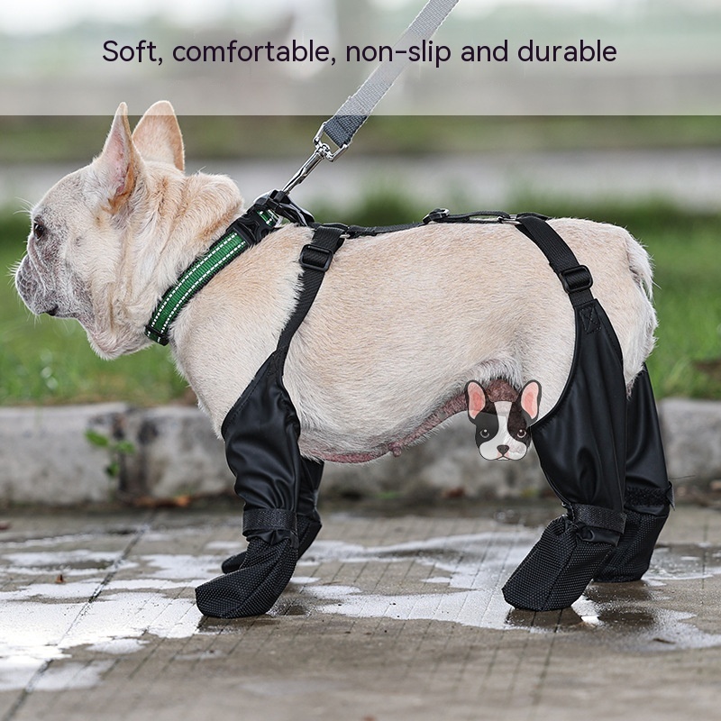 Waterproof Dog Shoes Adjustable Dog Boots Pet Breathbale Shoes For Outdoor Walking Soft French Dog Shoes Pets Paws Protector Pet Products - Imagen 7