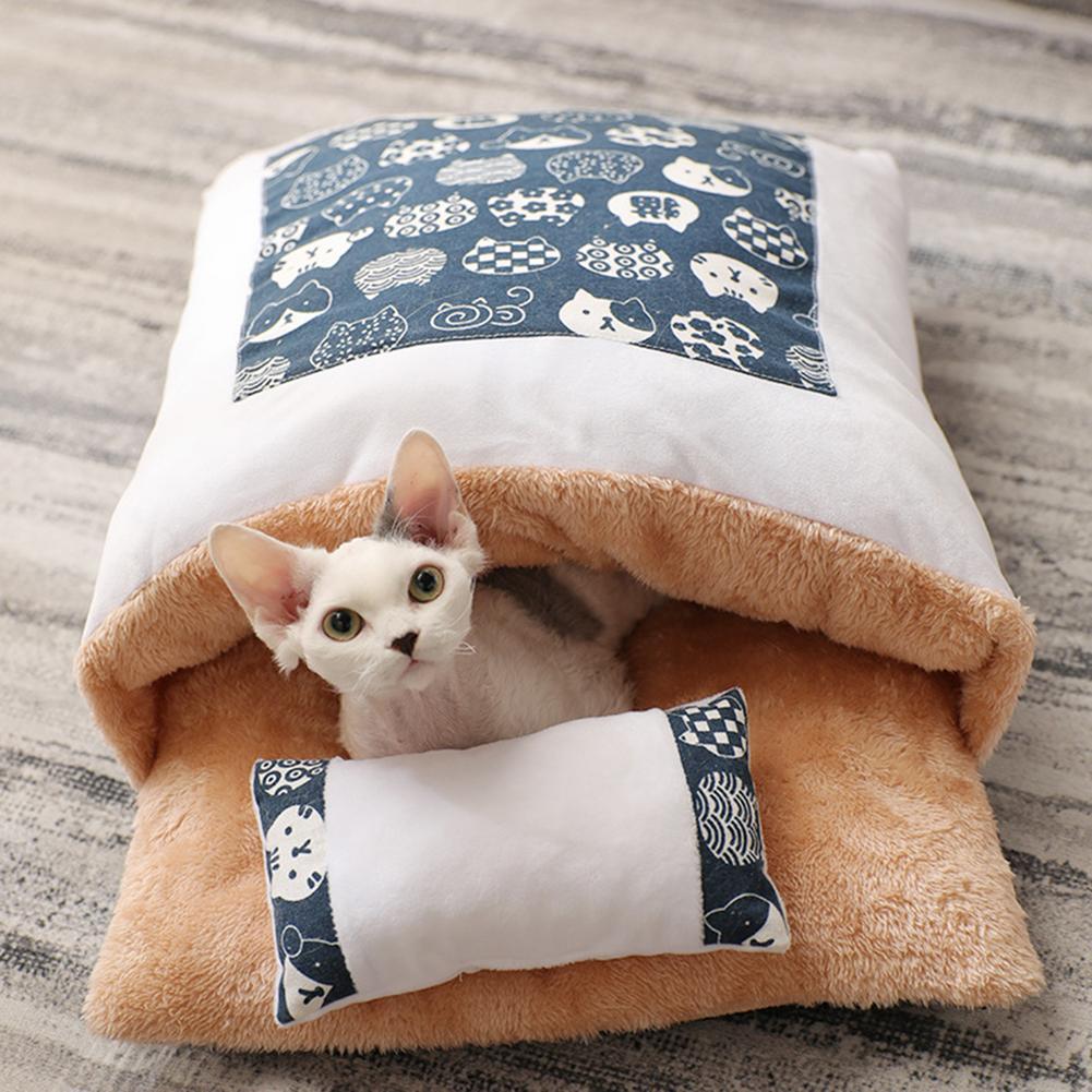 Cama Cerrada de Invierno para Gatos - Imagen 2