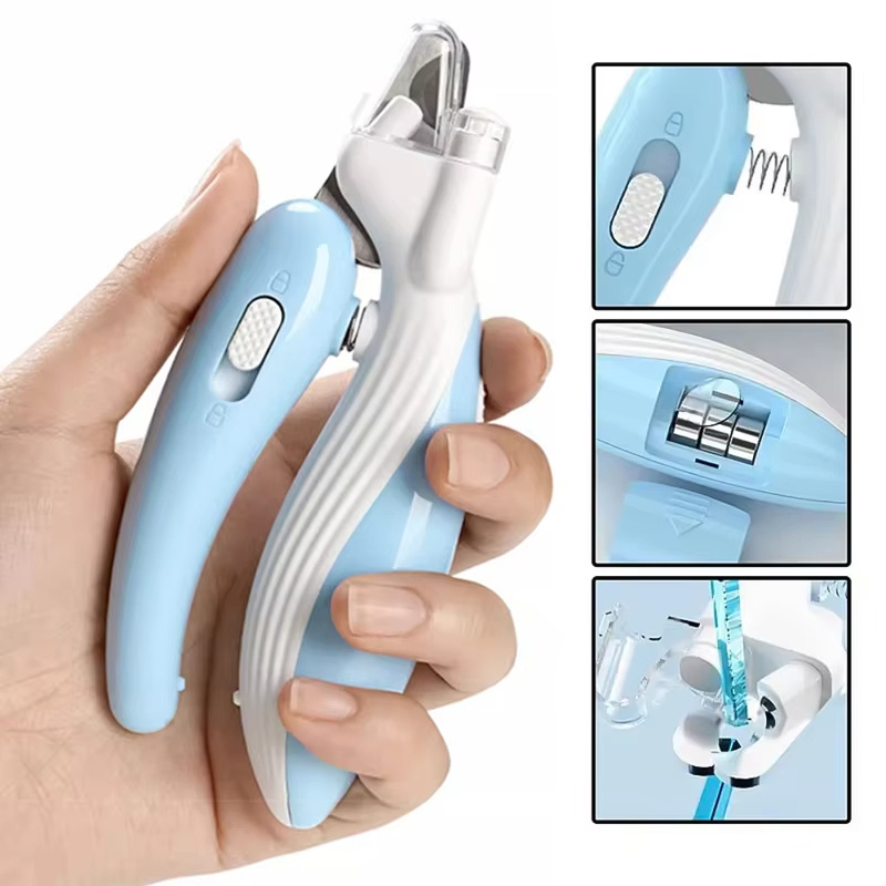 Cute Pets Nail Clippers Labor-Saving Dogs Nail Clipper Scissors Professional Pet Nail Clippers Cat Nail Trimmer Labor-Saving Pet Claw Grooming Scissors For Dogs Small Animals Paw Nail Trimmer - Imagen 2