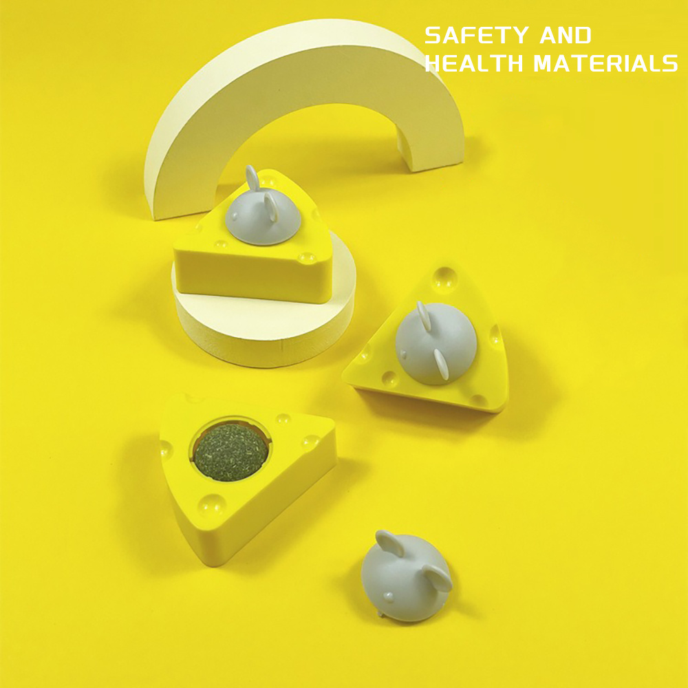 Juguete para gato con hierba gatera – Bolas de queso naturales y comestibles - Imagen 3