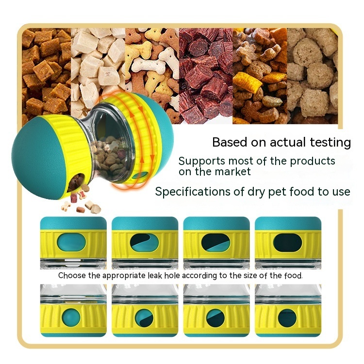Food Dispensing Dog Toy Tumbler Leaky Food Ball Puzzle Toys Interactive Slowly Feeding Protect Stomach Increase Intelligence Pets Toy Pet Products - Imagen 7