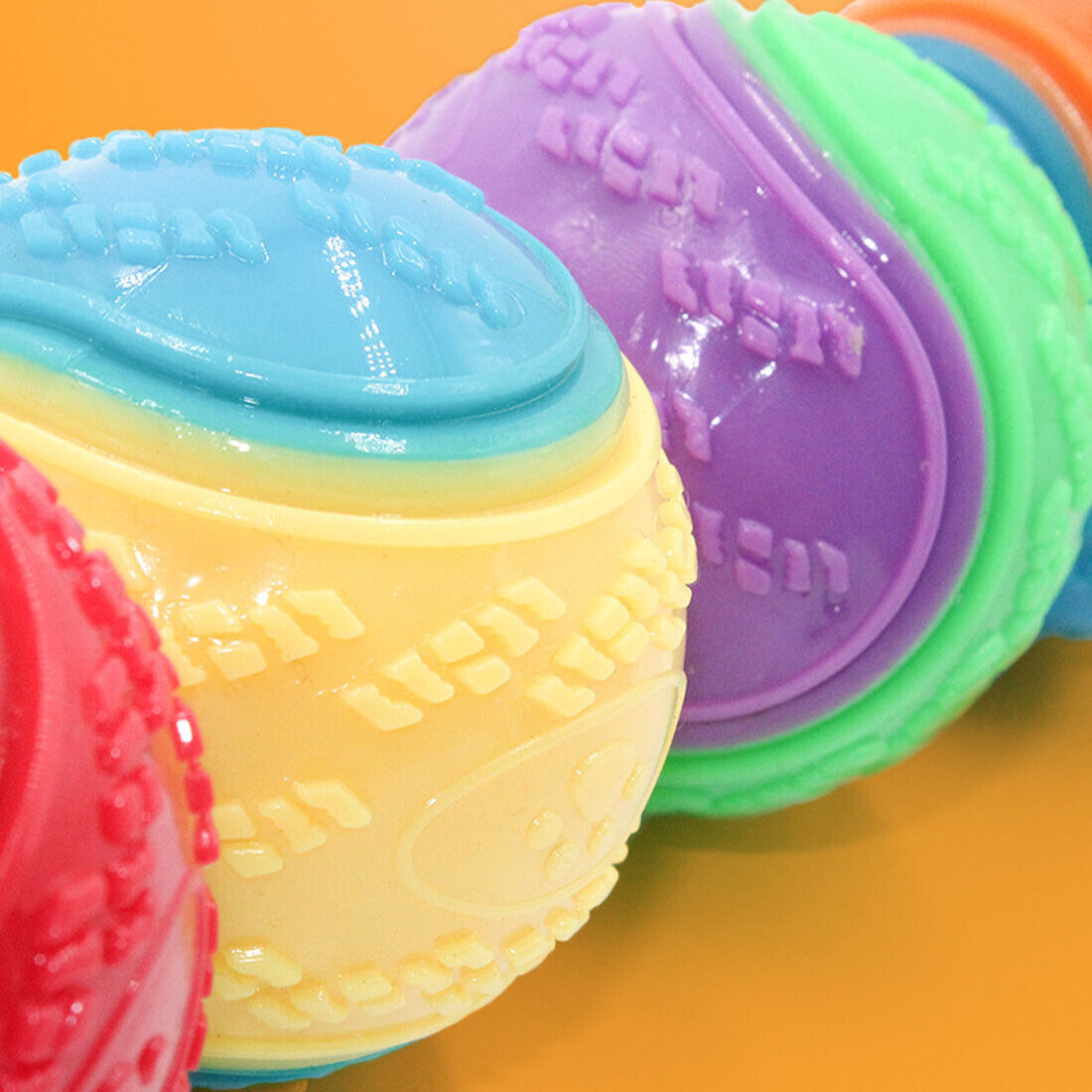 Juego duradero de 8 pelotas para perro Scooby-Doo con sonido, limpiadoras de dientes e interactivas - Imagen 3