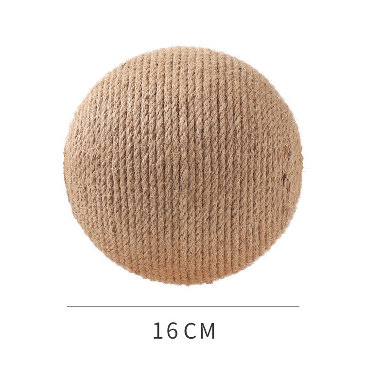 Juguete vertical para gatos con bola de sisal - Imagen 10