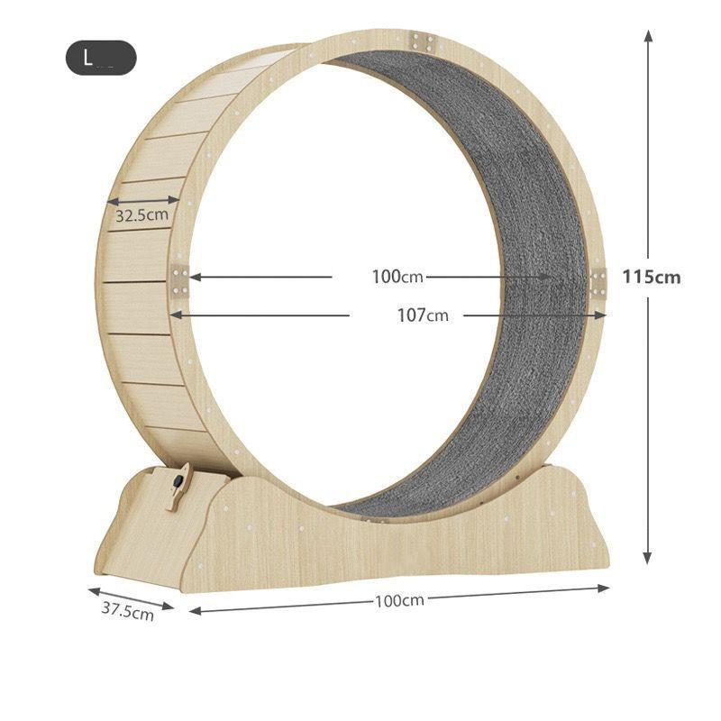 Cat Specific Treadmill Fitness Roller Silent Sports Running Wheel Toys - Imagen 7