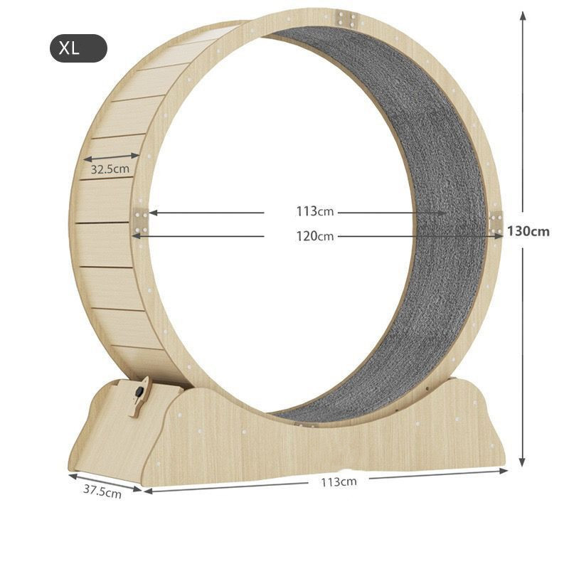 Cat Specific Treadmill Fitness Roller Silent Sports Running Wheel Toys - Imagen 8