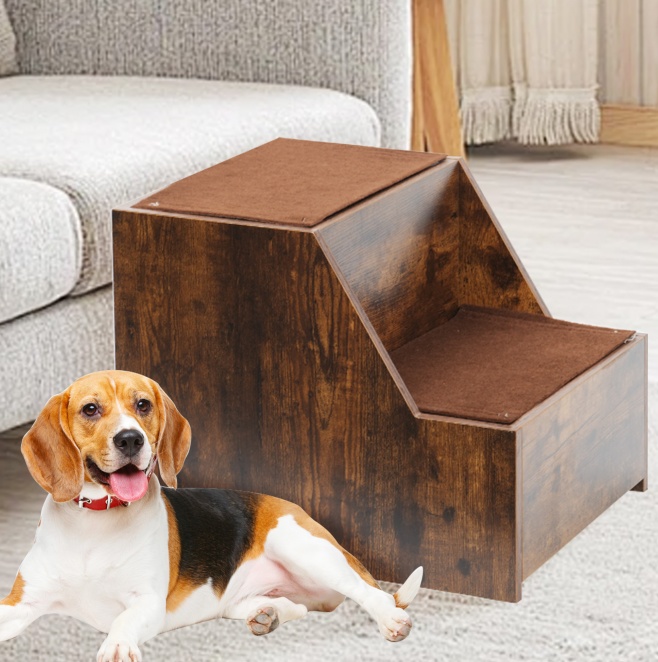 Pet Bunk Bed With Removable Step For Dogs And Cats, Multi-Level Bed Window Perch Seat Platform With Cushion And Cat Scratch Pad, Indoor Use - Imagen 4