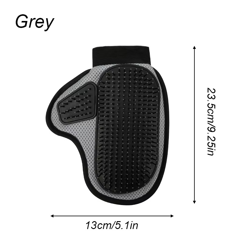 Cat Hair Removal Glove Pet Supplies Bath Massage Jerking Gloves Cat Dog Massage Bathing Cleaning Grooming Supplies Silicone Hair Sticking Removal Brush - Imagen 7