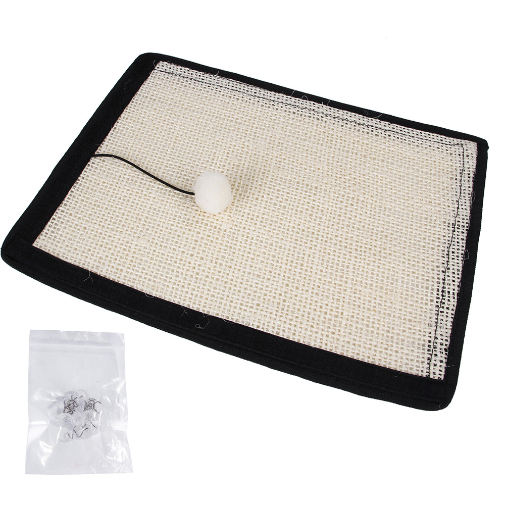 Cat scratch board sisal pad table sofa protection mat - Imagen 10