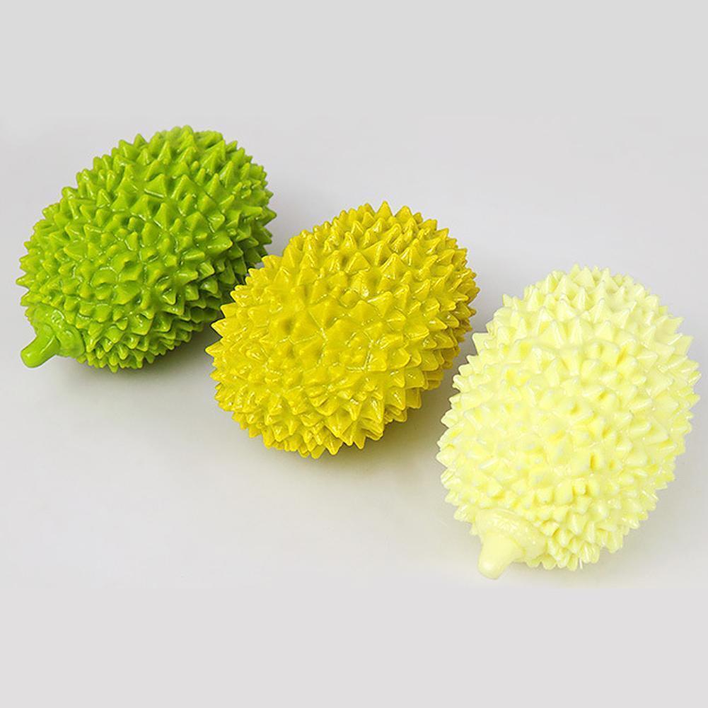 Dog Toys Durian Chew Glue Ball Pet Chewing Toys Dog Tooth Grinding Stick Very Resistant To Biting Teeth Cleaning Balls Puppy Dog Pet Safety Chew Toys Bite-Resistant Puppy Shape Durable Durian - Imagen 2