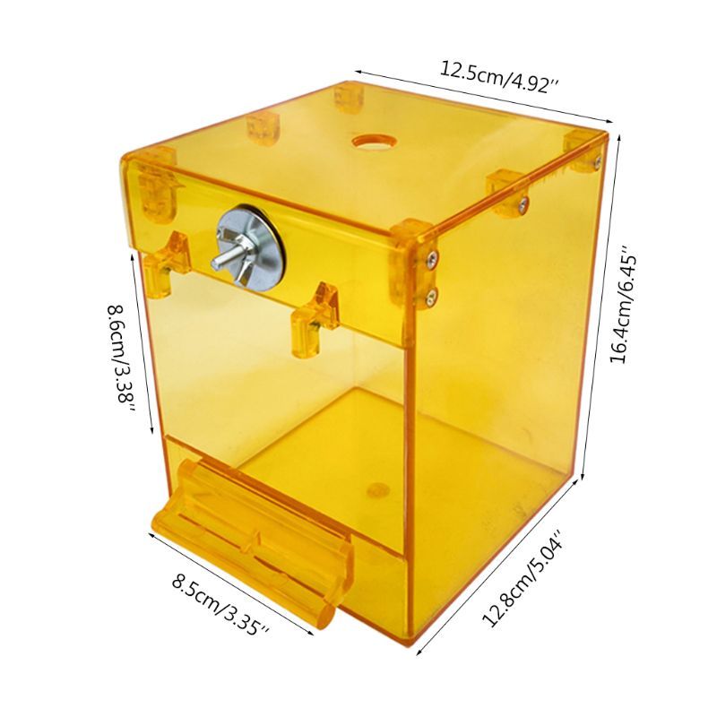 External Bird Bath Transparent Bath Square Basin Bird Supplies Pet Supplies - Imagen 7