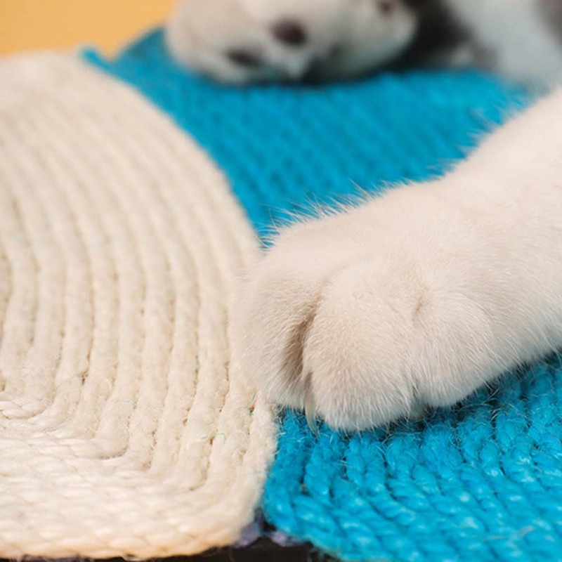 Cat Scratching Mat Natural Sisal Felt Durable Cat Scratching Board Cactus Shaped Scratcher Claws Grinding Protect Furniture - Imagen 6