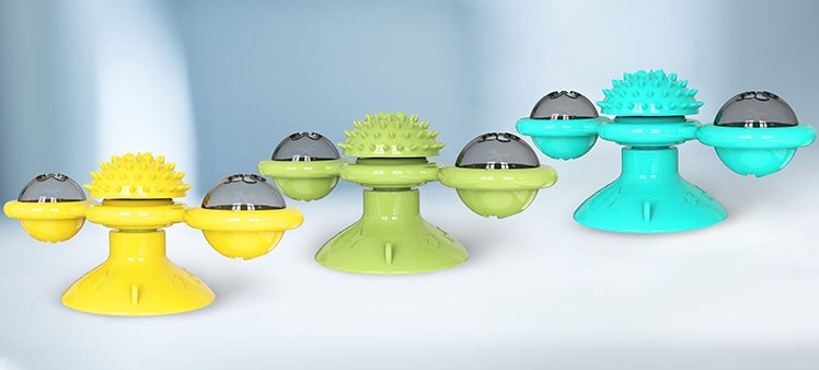 Juguete para Gato con Ventosa en Forma de Molino de Viento - Imagen 6