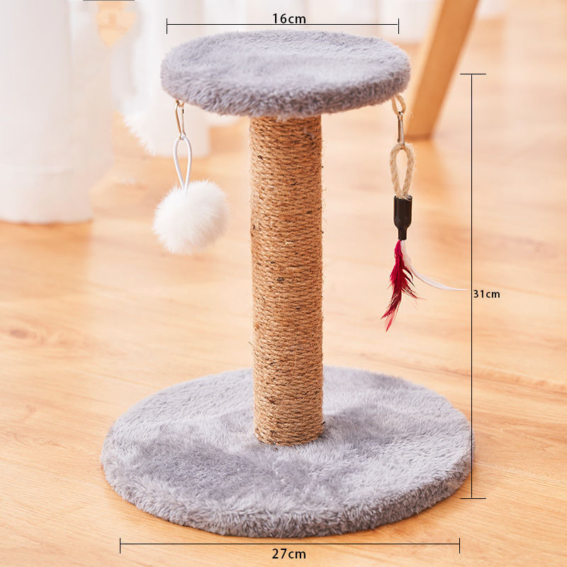 Cat Scratcher Sisal Vertical Durable Non-dandruff Anti-scratch Toy Cat Supplies - Imagen 3
