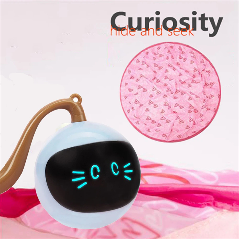 Automatic Funny Cat Toys Electric Motion Undercover Moving Bouncing Rolling Ball Interactive Toy For Indoor Cat Kitty Pet Toy - Imagen 3