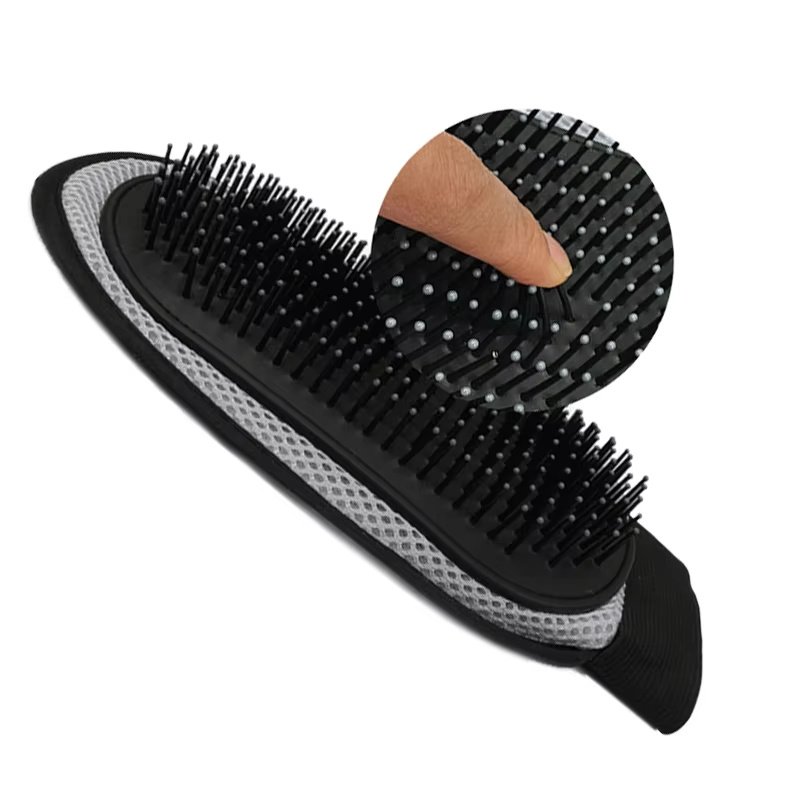 Cat Hair Removal Glove Pet Supplies Bath Massage Jerking Gloves Cat Dog Massage Bathing Cleaning Grooming Supplies Silicone Hair Sticking Removal Brush - Imagen 5