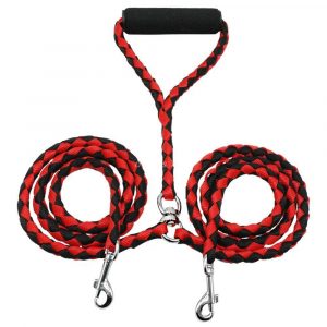Braided PP redondo rope perro leash perro leash
