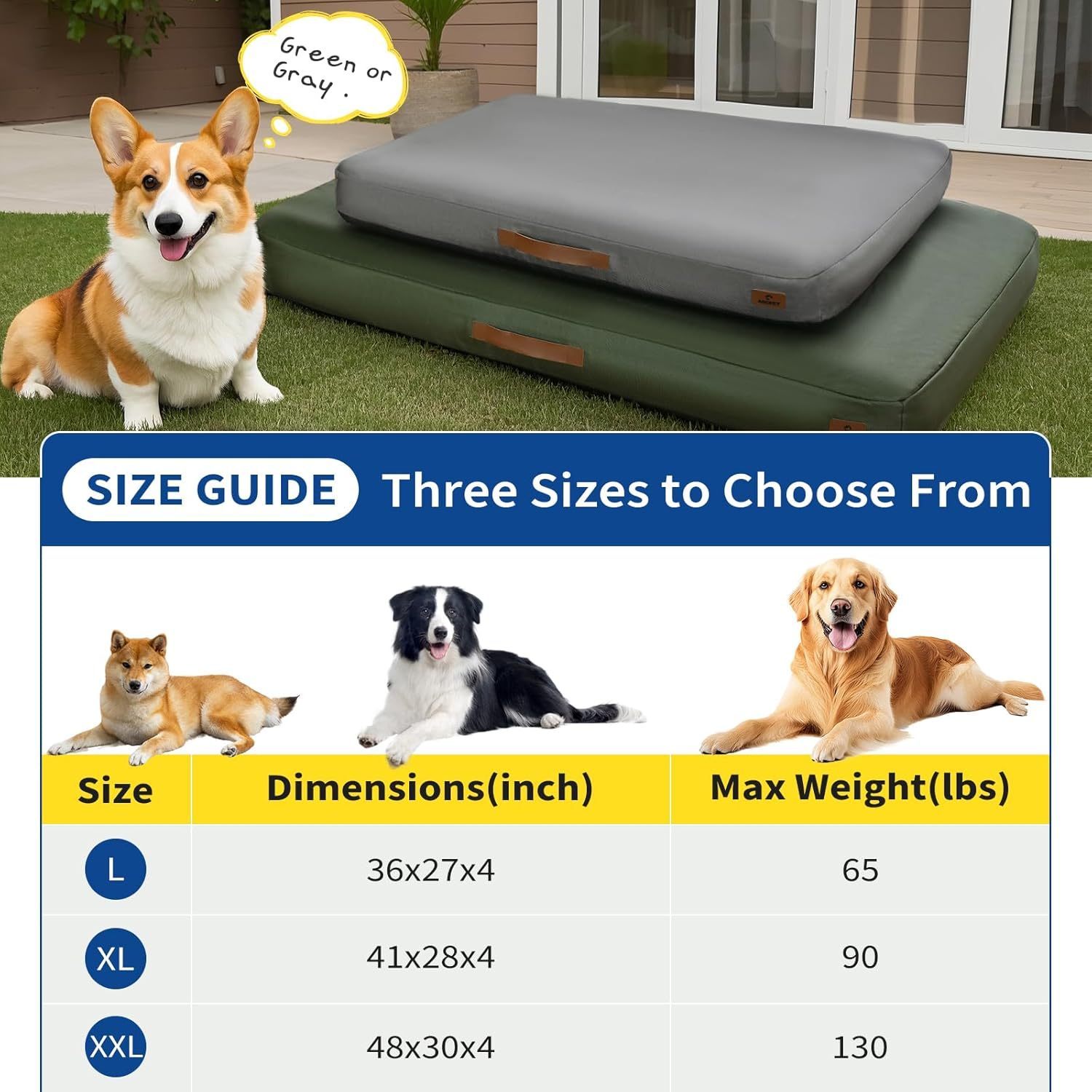Medium Dog Outdoor Removable And Washable Inflatable Waterproof And Non-slip Dog Bed Summer Pet Travel Mat - Imagen 4