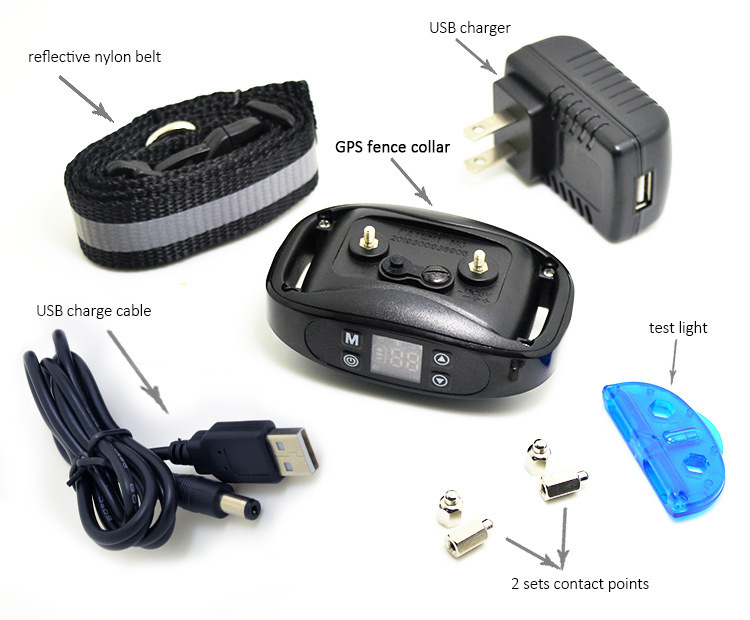 Dog Training Electric Shock Collar GPS Wireless Pet Rechargeable Waterproof - Imagen 5