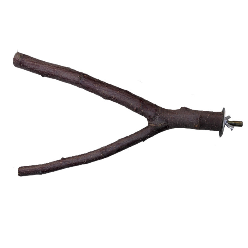 Bird Standing Frame Rattan Ring Chewing Toy Bird Cage - Imagen 4