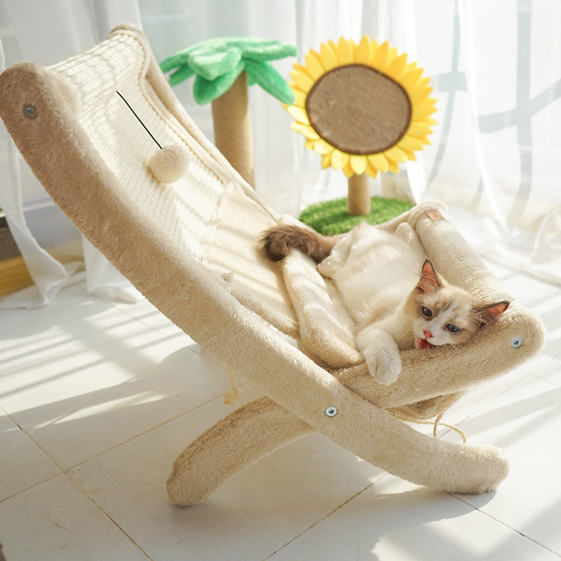 Pet Cat Sofa Bed Sunbathing Chair - Imagen 4