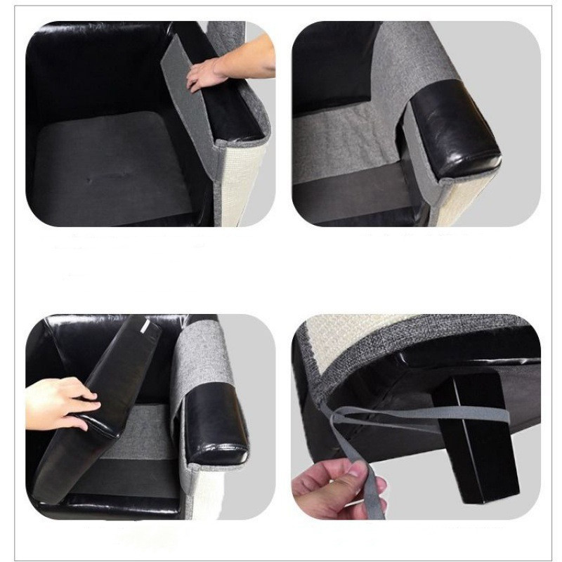 Pet Cat Large Claw Sharpener Cat Claw Sisal Mat - Imagen 6