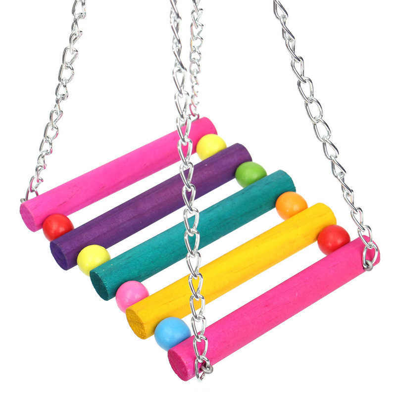 Colorful suspension bridge swing stand bar stand peony - Imagen 2