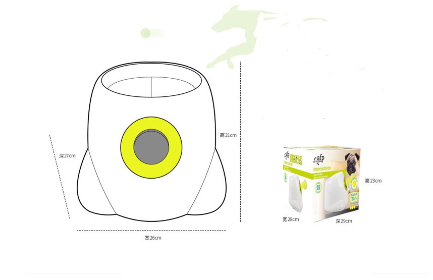 Dog Pet Automatic Interactive Ball Launcher - Imagen 2