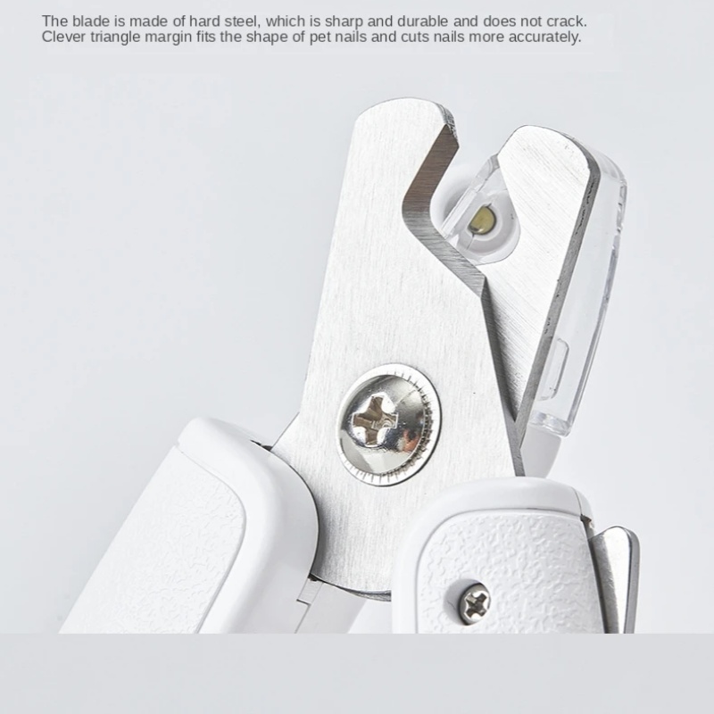 Professional Pet Nail Clipper Scissors Pet Dog Cat Nail Toe Claw Clippers Scissor LED Light Nail Trimmer For Animals Pet - Imagen 5