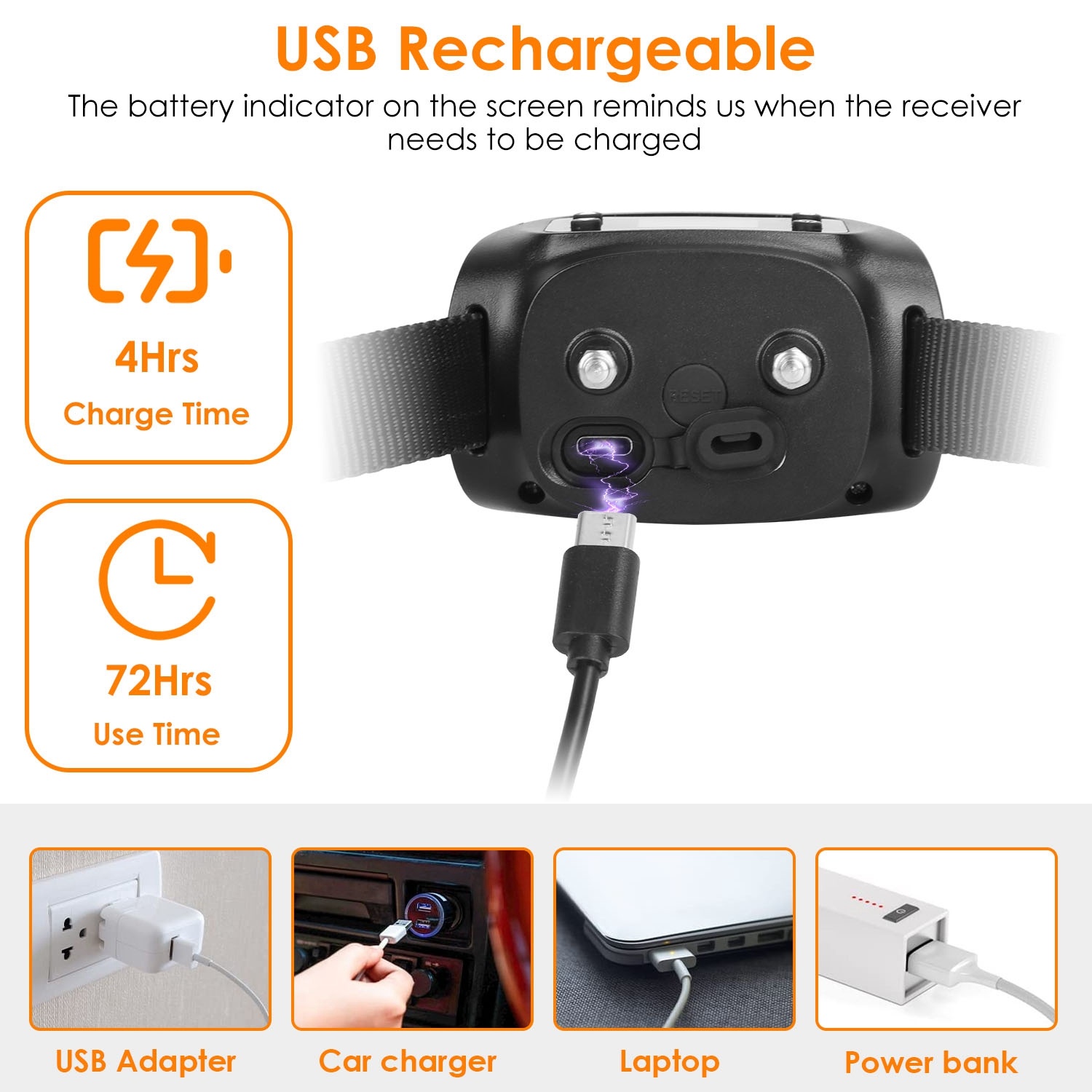 2 In 1 Dog GPS Fence Tracker Wireless GPS Dog Fence GPS Dog Collar With 32-2887FT Radius IPX6 Waterproof For Small Medium Large Dogs - Imagen 5