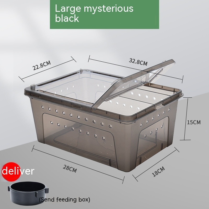 Caja de alimentación para gusanos de seda – Recipiente para mascotas y tortugas - Imagen 8