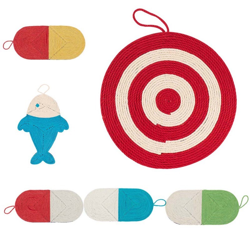 Cat Scratching Mat Natural Sisal Felt Durable Cat Scratching Board Cactus Shaped Scratcher Claws Grinding Protect Furniture - Imagen 3