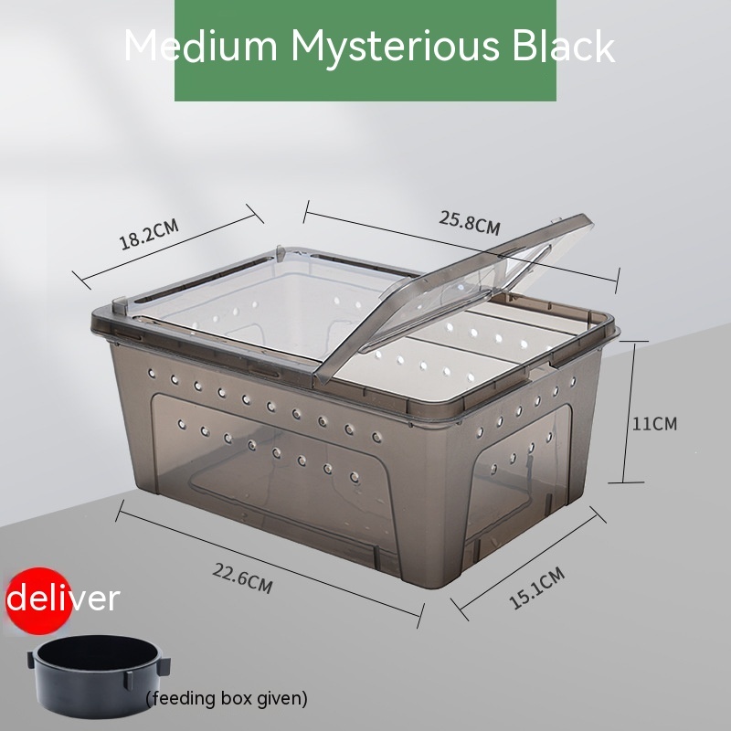 Caja de alimentación para gusanos de seda – Recipiente para mascotas y tortugas - Imagen 7