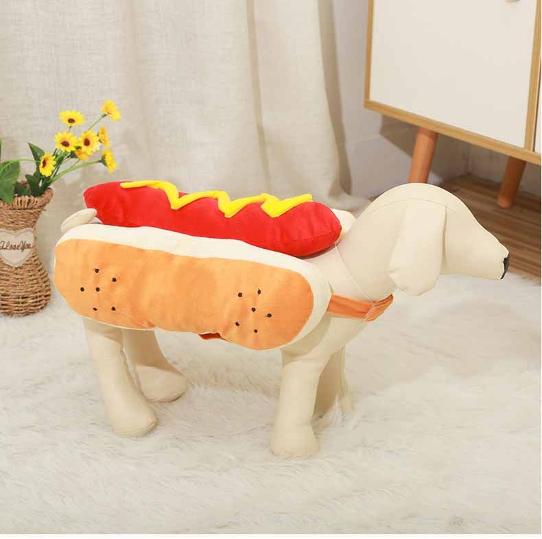 Funny Halloween Costumes For Dogs Puppy Pet Clothing Hot Dog Design Dog Clothes Pet Apparel Dressing Up Cat Party Costume Suit - Imagen 3
