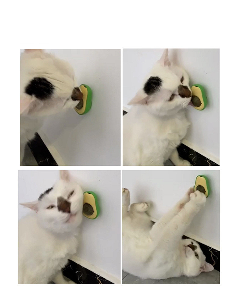 Avocado Cat Mint Multifunctional Catnip Toy 360 Rotating Self-healing Artifact Pet Supplies - Imagen 5