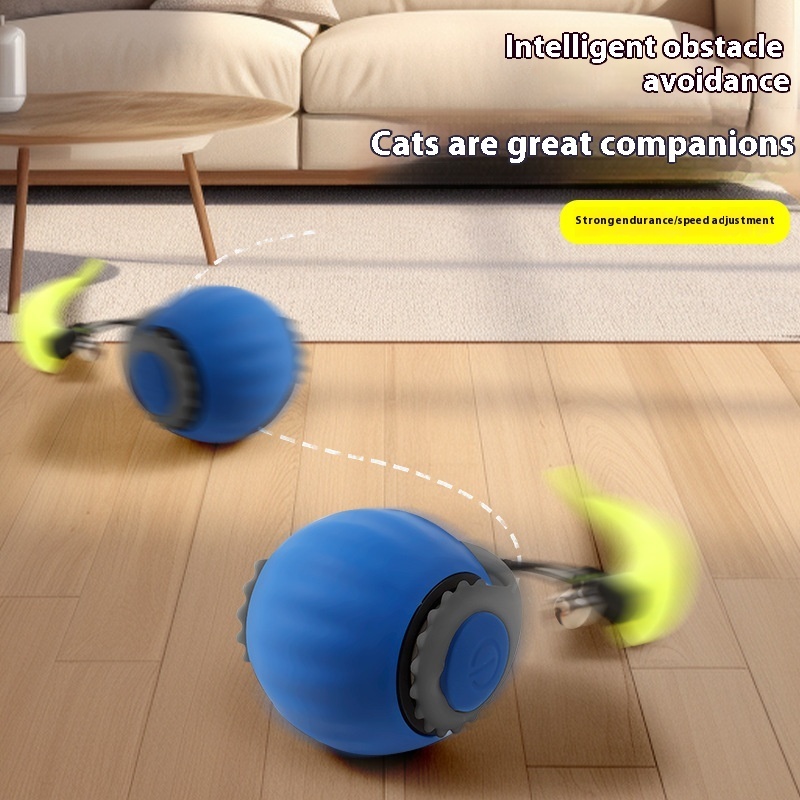 Juguete para gatos con bola de gravedad automática y movimiento inesperado - Imagen 2